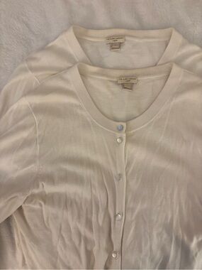 Bundle of 2 J.Crew Cream Button Cardigan